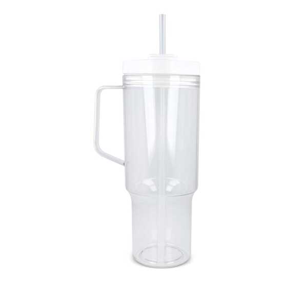 Miami Becher mit Henkel transparent 1,2 l R-PET