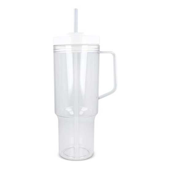 Miami Becher mit Henkel transparent 1,2 l R-PET