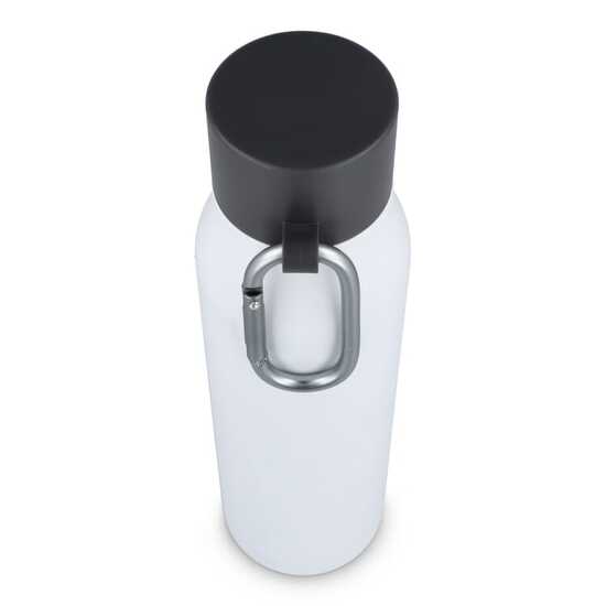 Karabiner mattierte Isolierflasche 600 ml