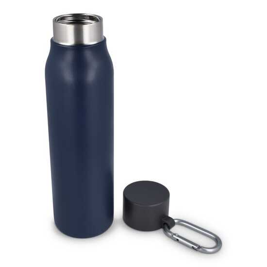 Karabiner mattierte Isolierflasche 600 ml