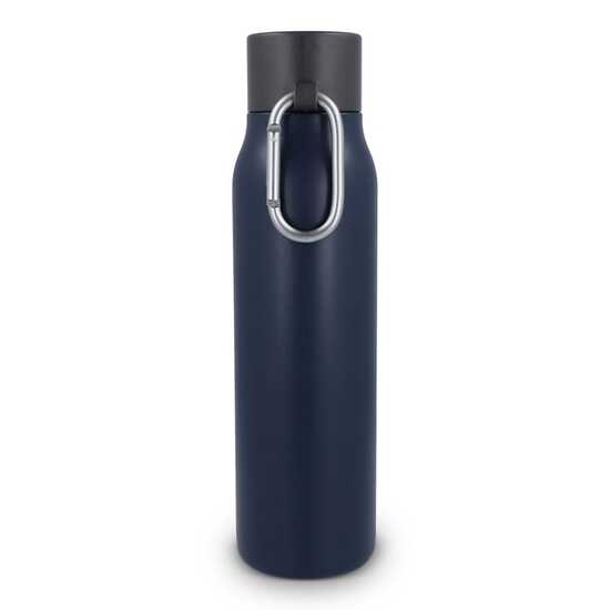 Karabiner mattierte Isolierflasche 600 ml
