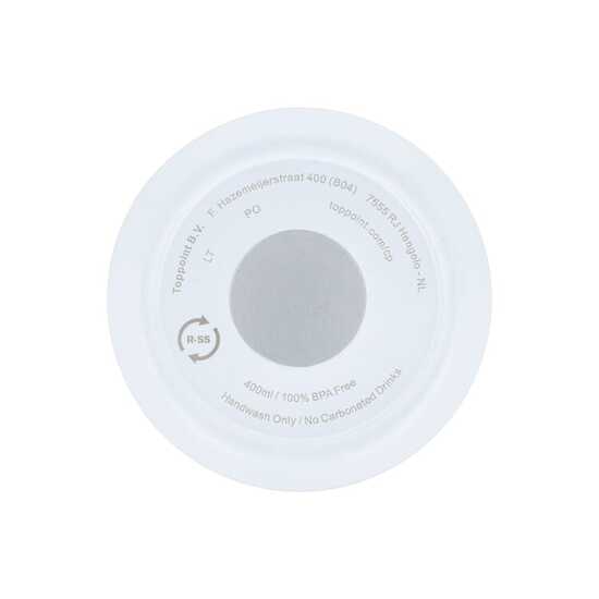Recycelter Edelstahl-Thermobecher für Kaffee zum Mitnehmen, 400 ml