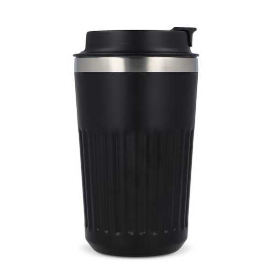 Recycelter Edelstahl-Thermobecher für Kaffee zum Mitnehmen, 400 ml