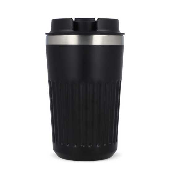 Recycelter Edelstahl-Thermobecher für Kaffee zum Mitnehmen, 400 ml