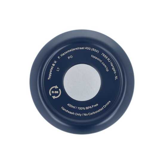 Recycelter Edelstahl-Thermobecher für Kaffee zum Mitnehmen, 400 ml