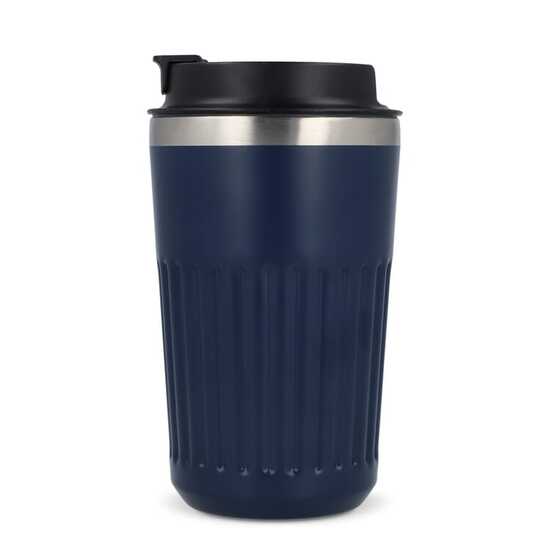 Recycelter Edelstahl-Thermobecher für Kaffee zum Mitnehmen, 400 ml