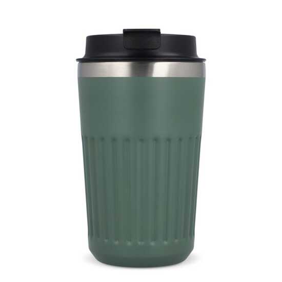 Recycelter Edelstahl-Thermobecher für Kaffee zum Mitnehmen, 400 ml