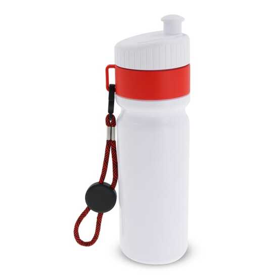 Sportflasche mit Rand und Kordel 750ml