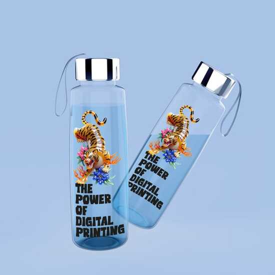 Trinkflasche aus Glas 500ml