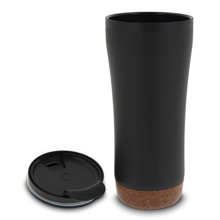 Doppelwandiger Becher mit einem Korkboden 480ml