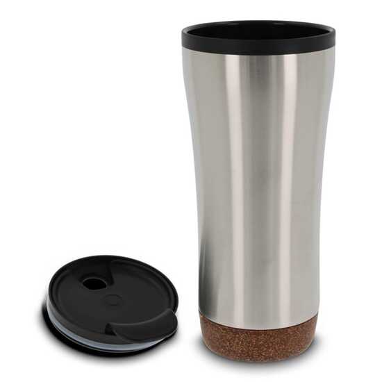 Doppelwandiger Becher mit einem Korkboden 480ml