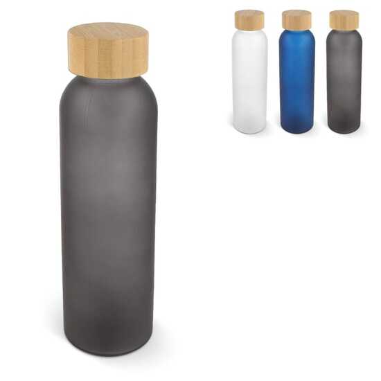 Wasserflasche Glas & Bambus 500ml