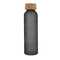 Gefrostete flasche aus recyceltem Glas mit Korkdeckel 500ml