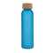 Gefrostete flasche aus recyceltem Glas mit Korkdeckel 500ml