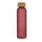 Gefrostete flasche aus recyceltem Glas mit Korkdeckel 500ml