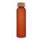 Gefrostete flasche aus recyceltem Glas mit Korkdeckel 500ml
