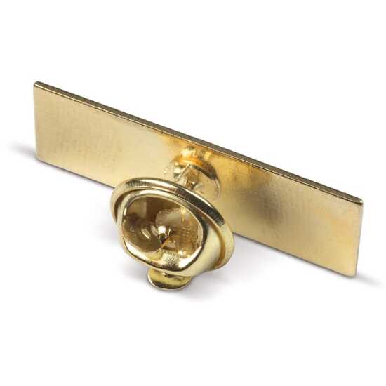 Metall Pin rechteckig 30x10mm