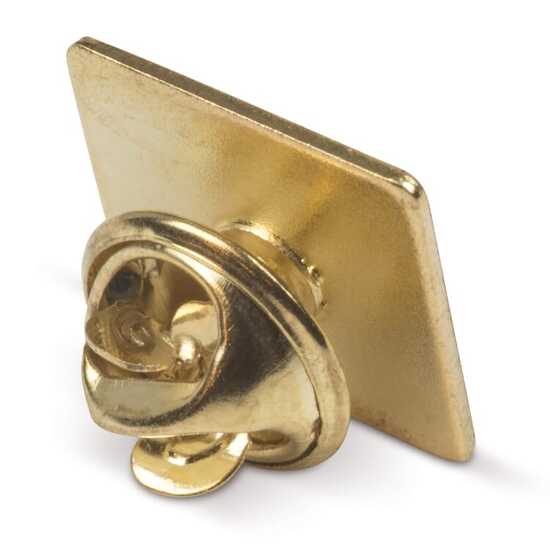 Metall Pin, quadratisch 15x15mm