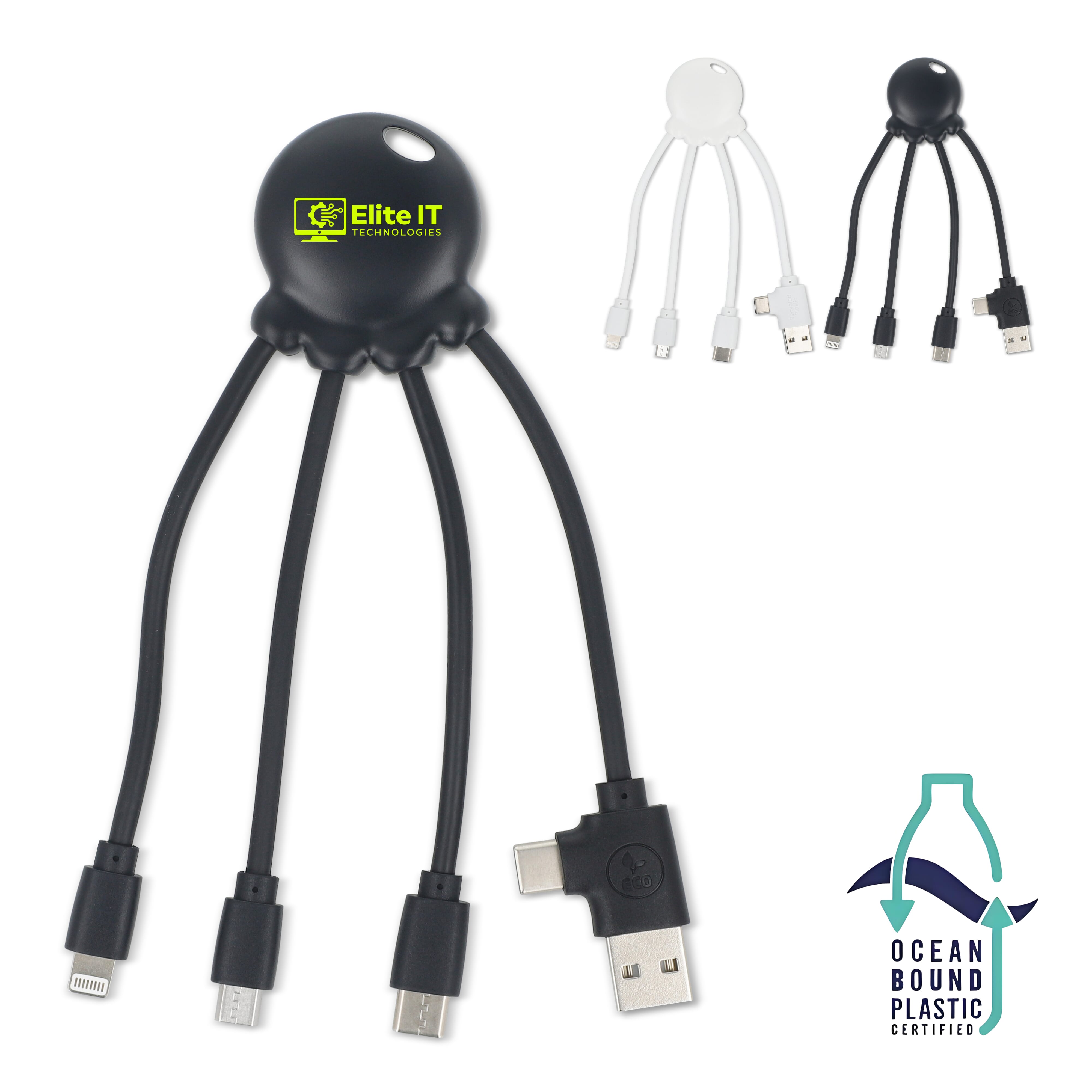 4009| Xoopar Eco Octopus Ladekabel Ocean Bound Plastic