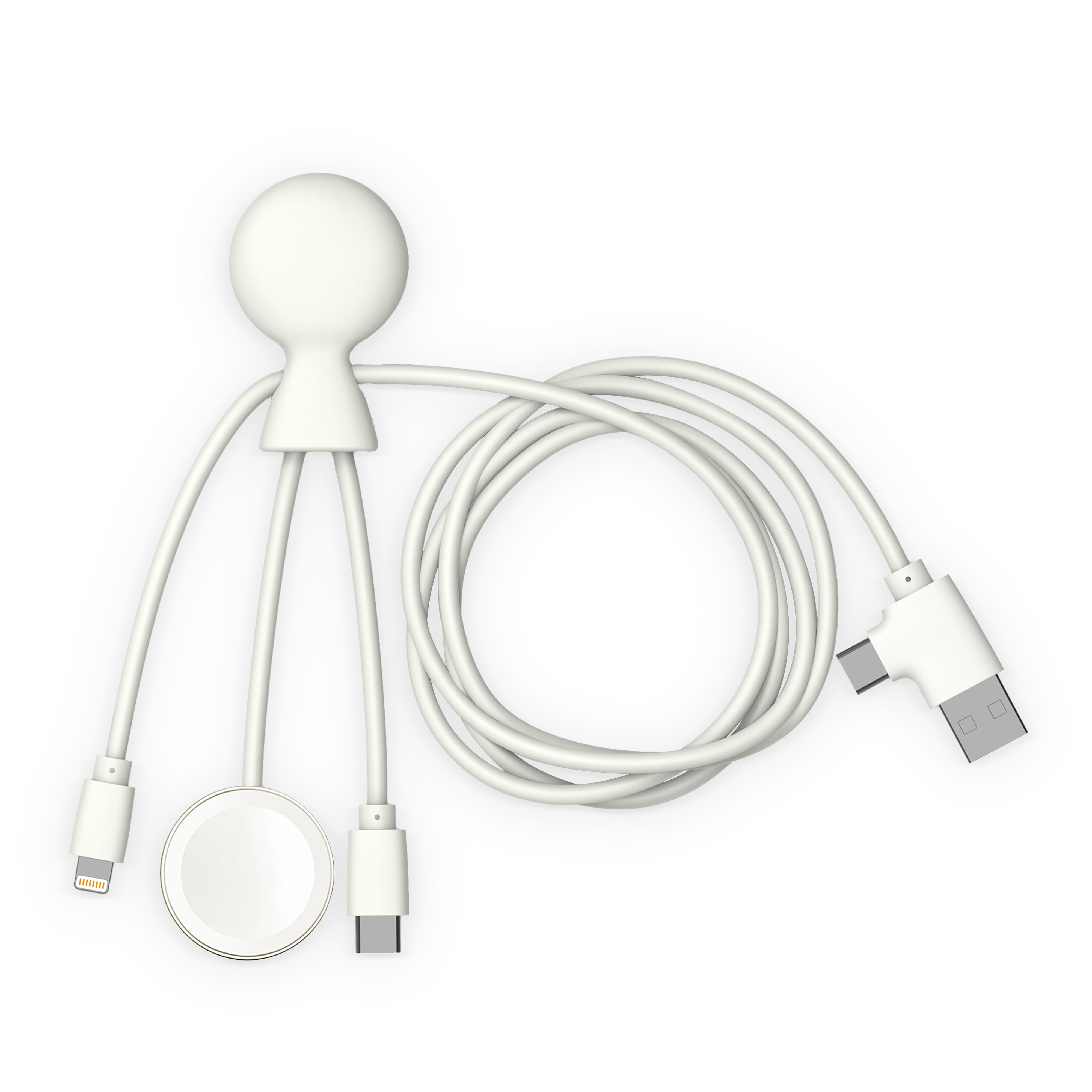 Xoopar Mr. Bio Long Multi-Kabel für Apple/Samsung Watch 1 Meter