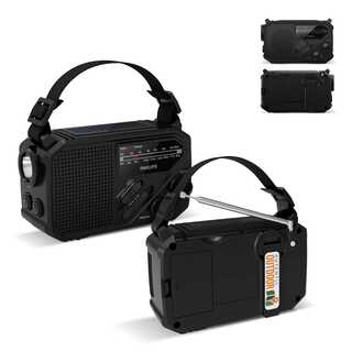 Philips TAR1609 Notfallradio mit analogem FM/AM-Tuner und Taschenlampe