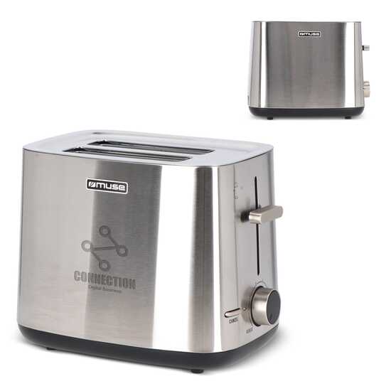 MS-115|Muse Edelstahl Toaster