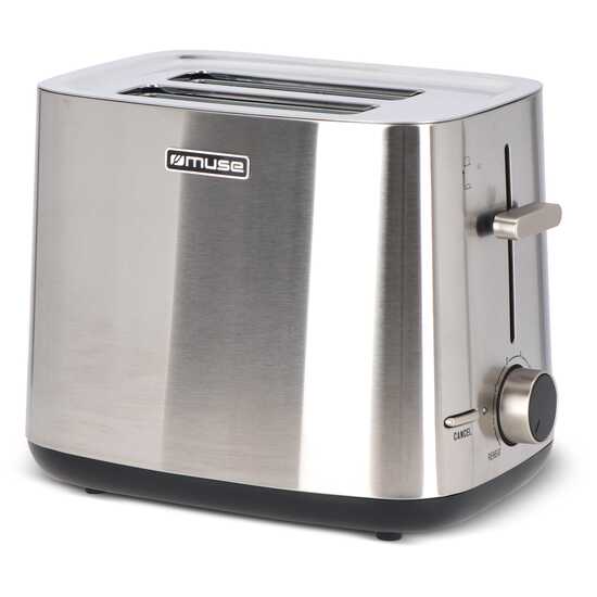 MS-115|Muse Edelstahl Toaster