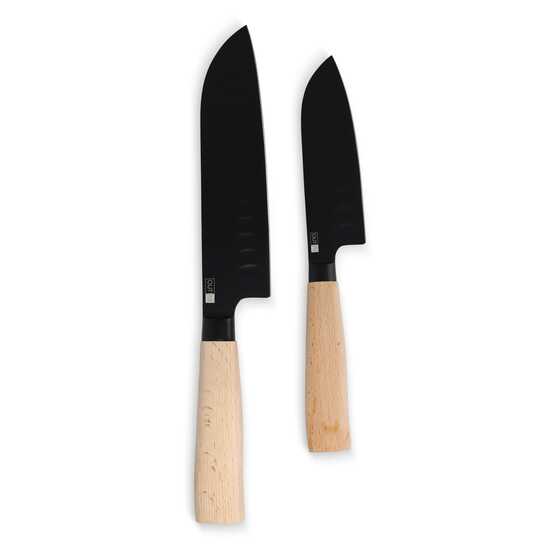 InSideOut Santoku 2tlg. Messerset Ravn