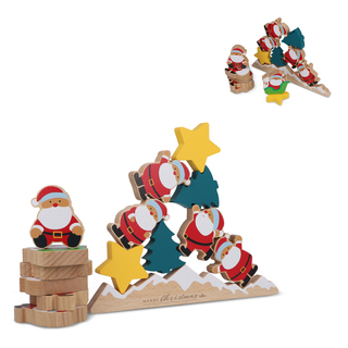 InSideOut FSC Holz Weihnachtsmann Balancierspiel