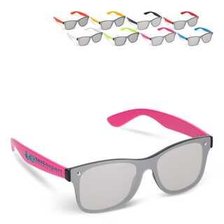 Justin R-PC Sonnenbrille mit verspiegelten Uni-Gläsern UV400