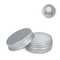 Runde Lippenbalsam-Dose aus recyceltem Aluminium