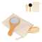 Schima superba Holz Pinsel &amp; Spiegel Set
