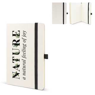 Notizbuch aus recycelter Baumwolle &amp; R-PET A5