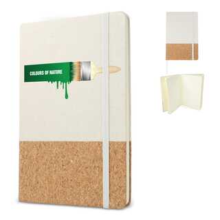 Notizbuch Baumwolle &amp; Kork A5