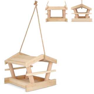 Vogelfutterhaus aus Holz FSC