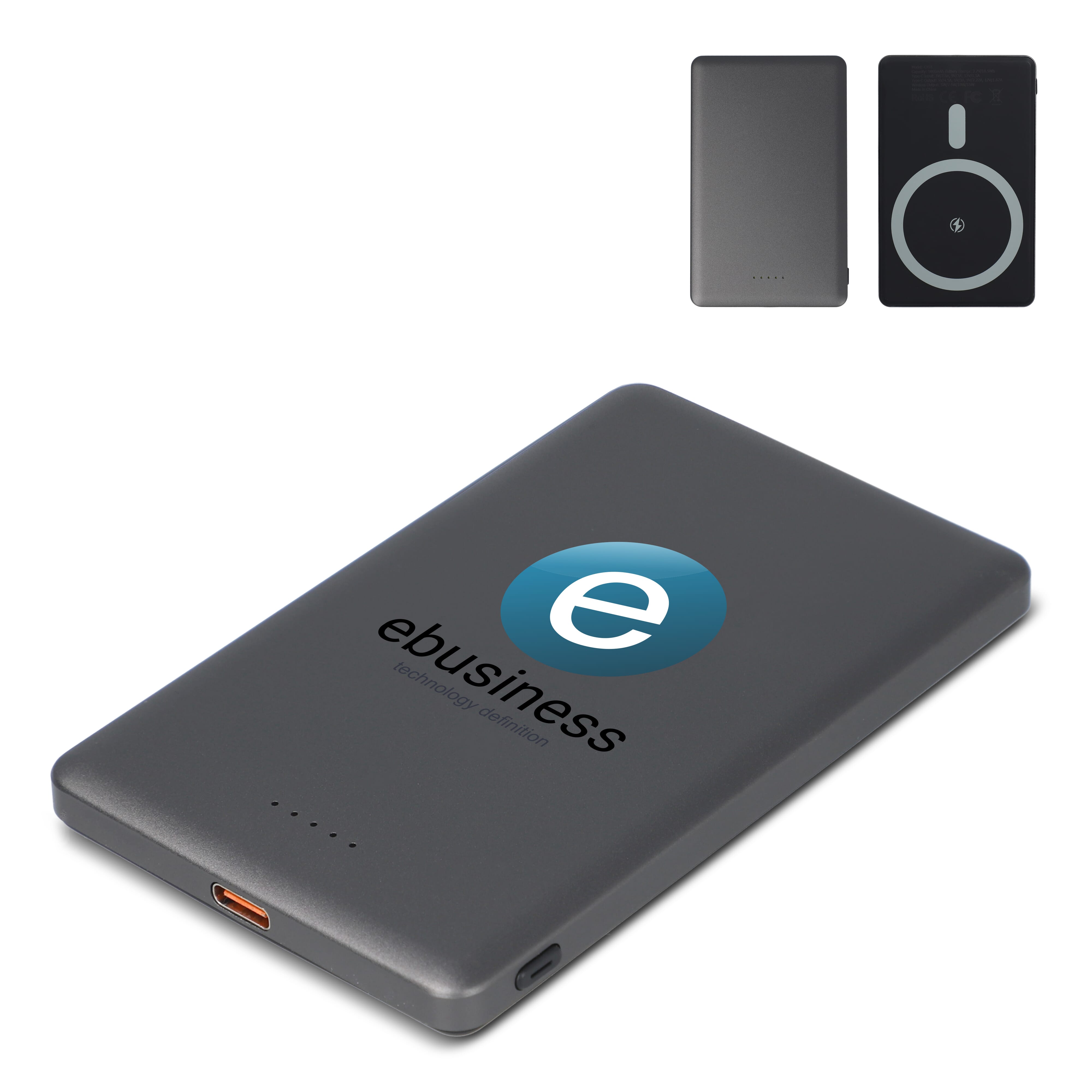 Nexus Wireless Powerbank Kompatibel mit MagSafe R-ABS 5000 mAh