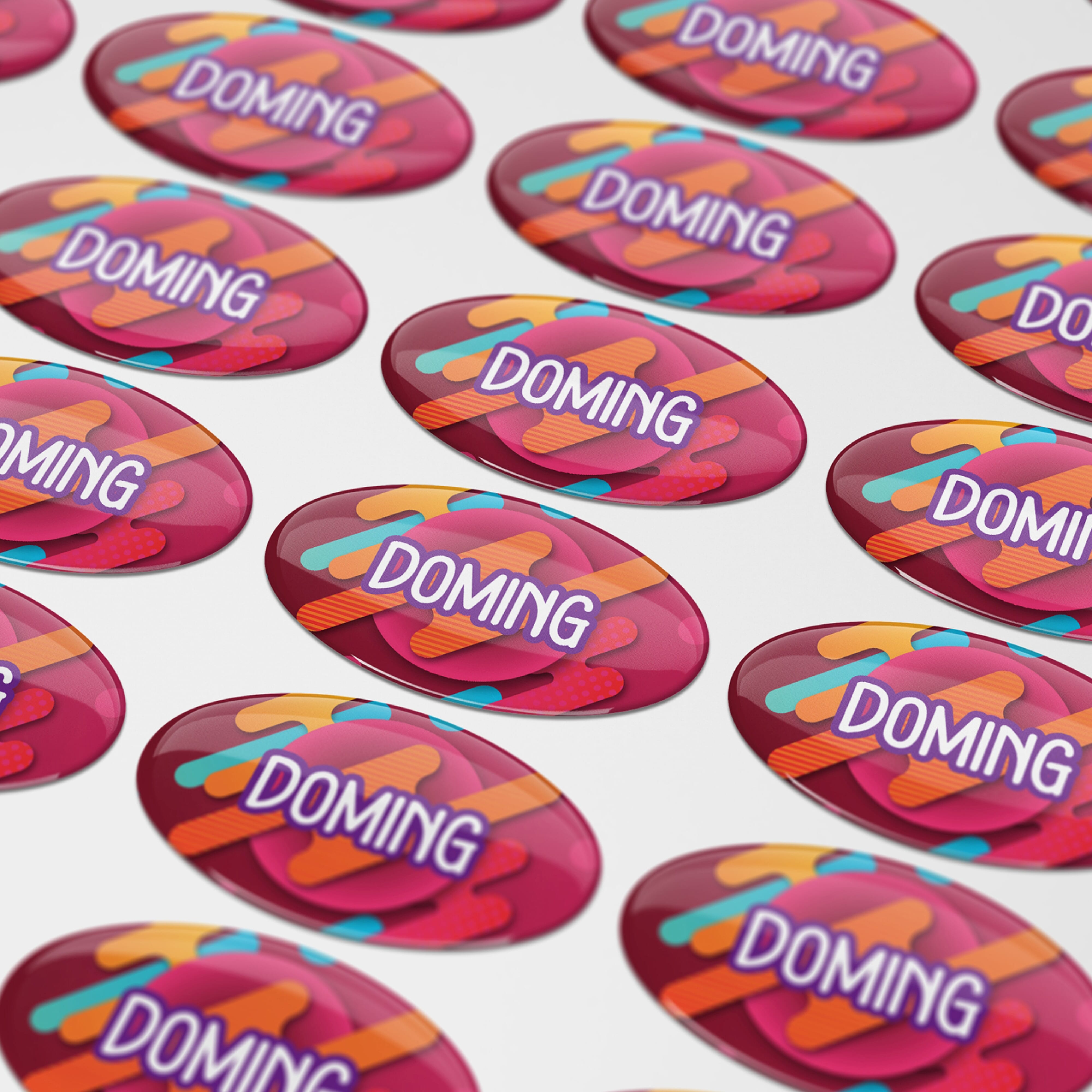 Doming Oval 40x20 mm