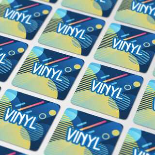 Vinyl Sticker Quadrat 40x40mm
