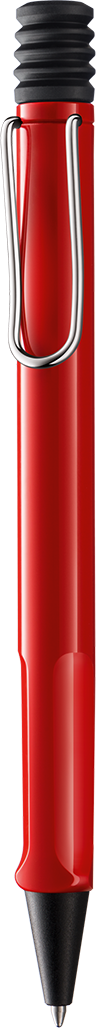 Kugelschreiber LAMY safari red M-blau