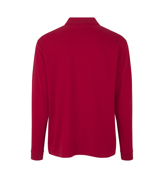 PRO Wear Langarm-Poloshirt | Druckknopf