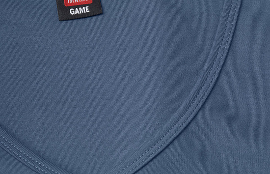 Interlock T-Shirt | V-Ausschnitt | Damen
