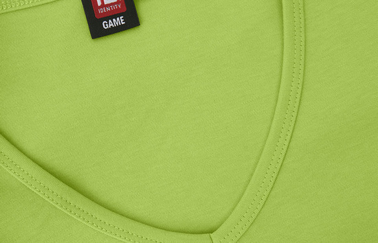 Interlock T-Shirt | V-Ausschnitt | Damen