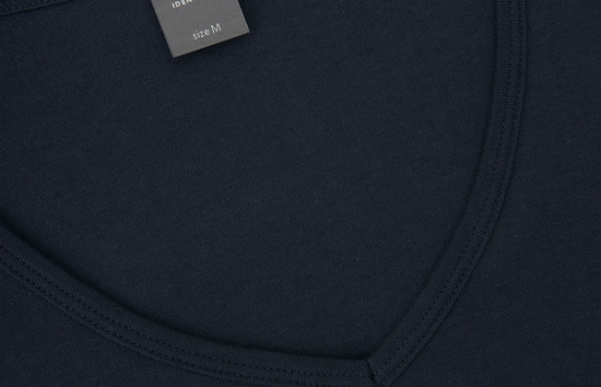 Interlock T-Shirt | V-Ausschnitt | Damen