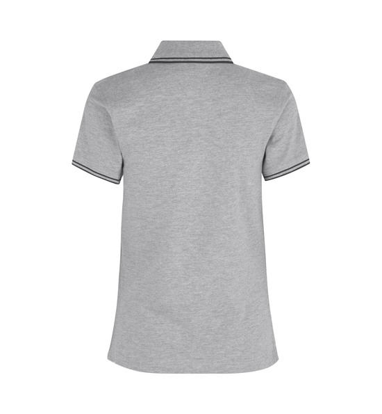 Kontrast Poloshirt | Stretch | Damen