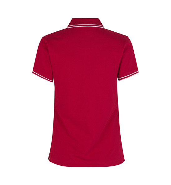 Kontrast Poloshirt | Stretch | Damen