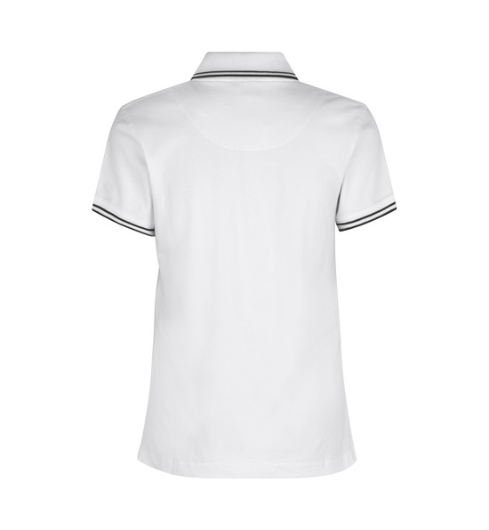 Kontrast Poloshirt | Stretch | Damen