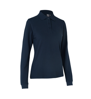 Langarm Poloshirt | Stretch | Damen