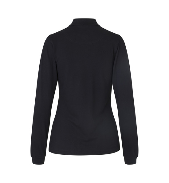 Langarm Poloshirt | Stretch | Damen