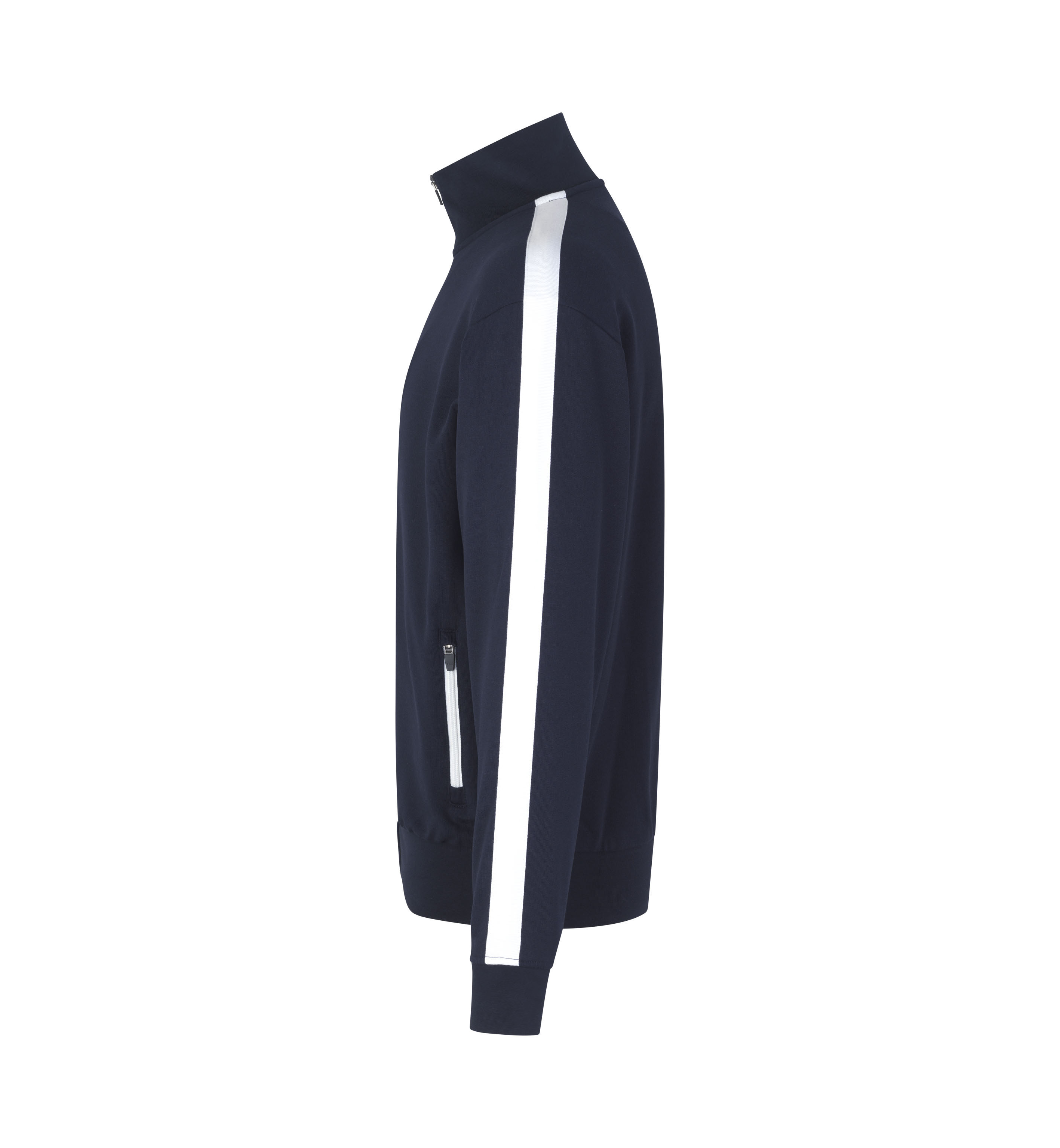 Sweat-Cardigan | Kontrast