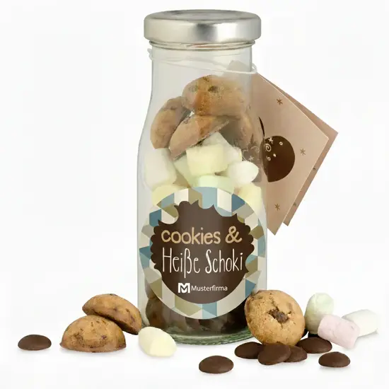DIY Flasche - Heisse Cookie Schoki